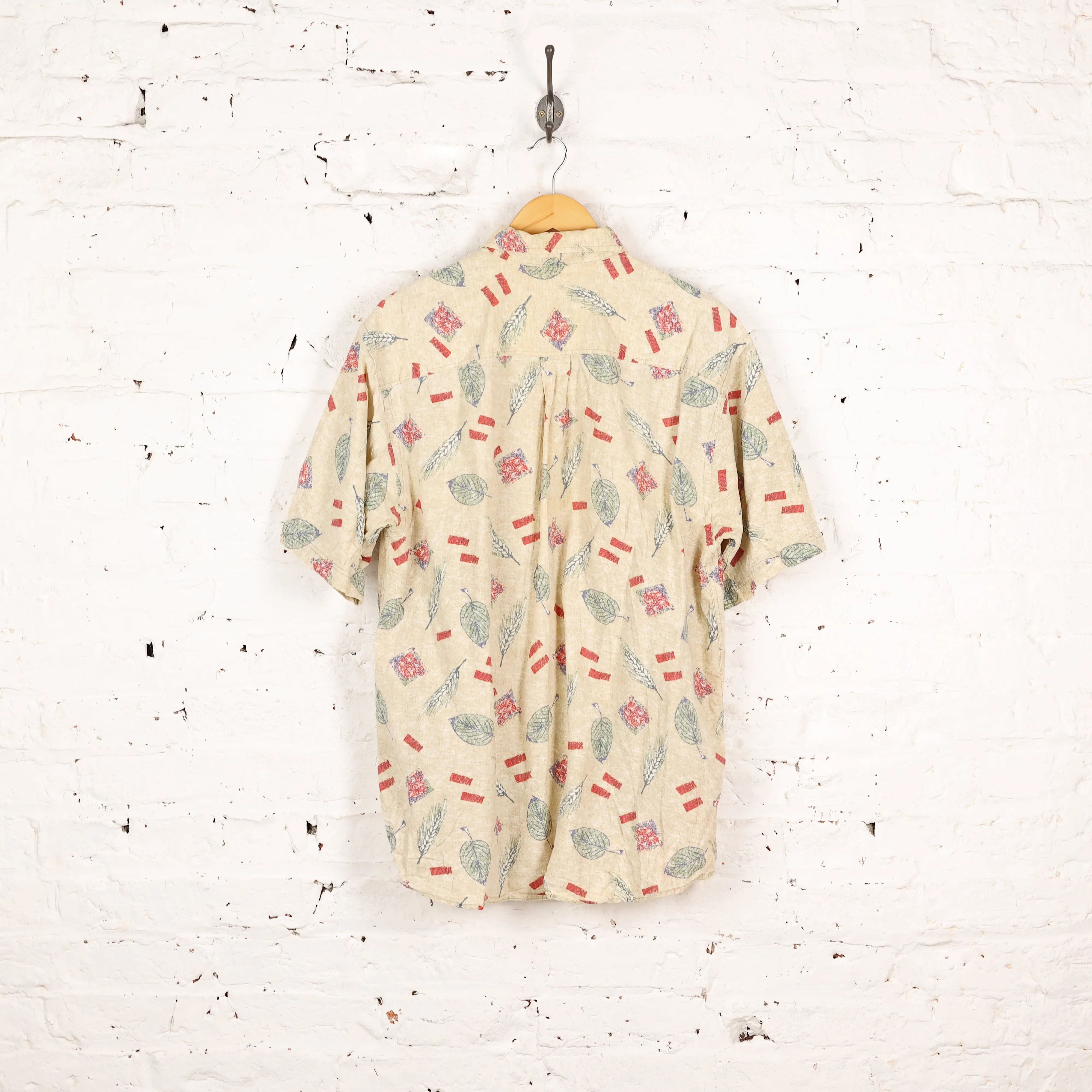 Headlock 90'S Pattern Print Shirt - Brown - M