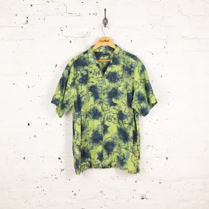 Headlock 90's Pattern Print Shirt - Green - XL