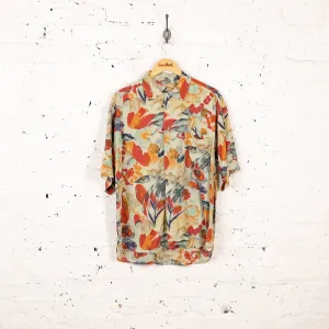 Headlock Vintage 90s Pattern Shirt - Green/Red - L