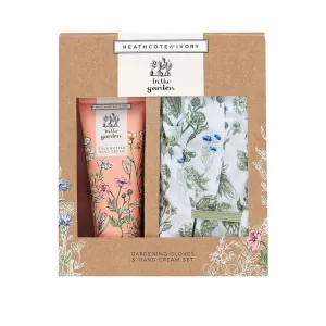 Heathcote & Ivory - In The Garden - Gardening Gloves & Hand Cream Set