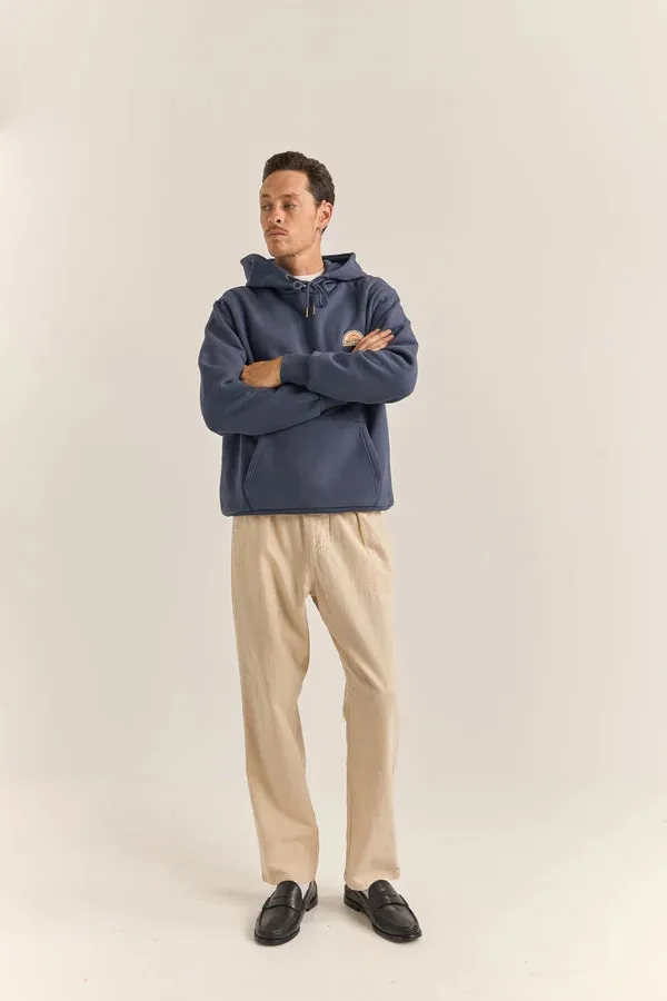 Heavyweight Fleece Hood - Indigo