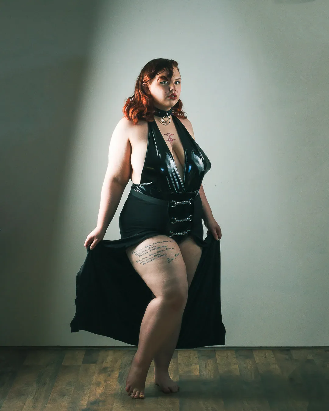 Hecate maxi chain skirt