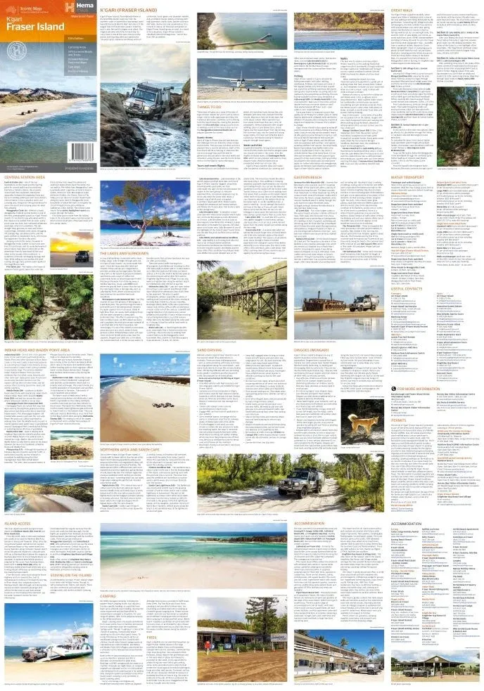 Hema Fraser Island Kgari Map