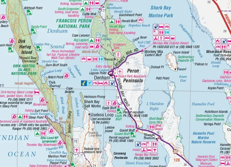 Hema Mid West Western Australia Map