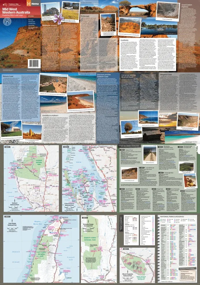 Hema Mid West Western Australia Map