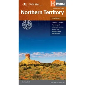 HEMA NORTHERN TERRITORY STATE MAP