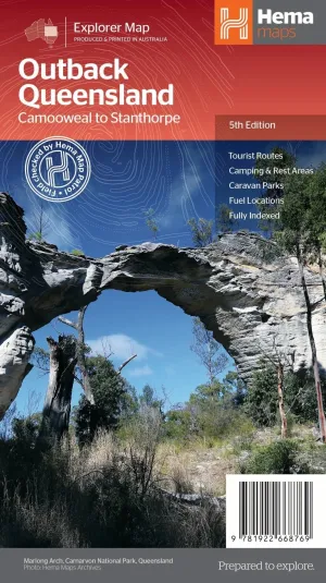 Hema Outback Queensland Map