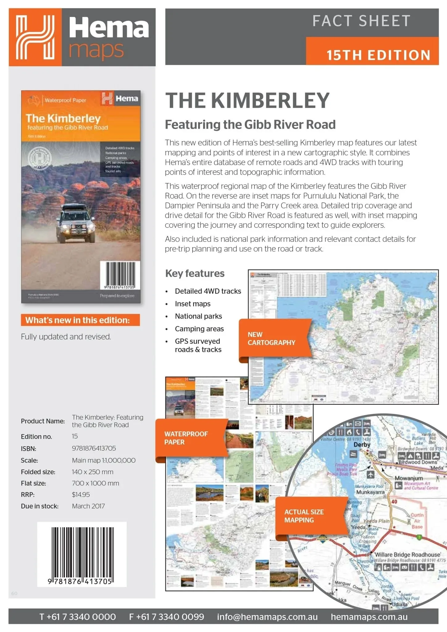 Hema The Kimberley Map