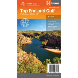 HEMA TOP END AND GULF FEATURING KAKADU NP MAP