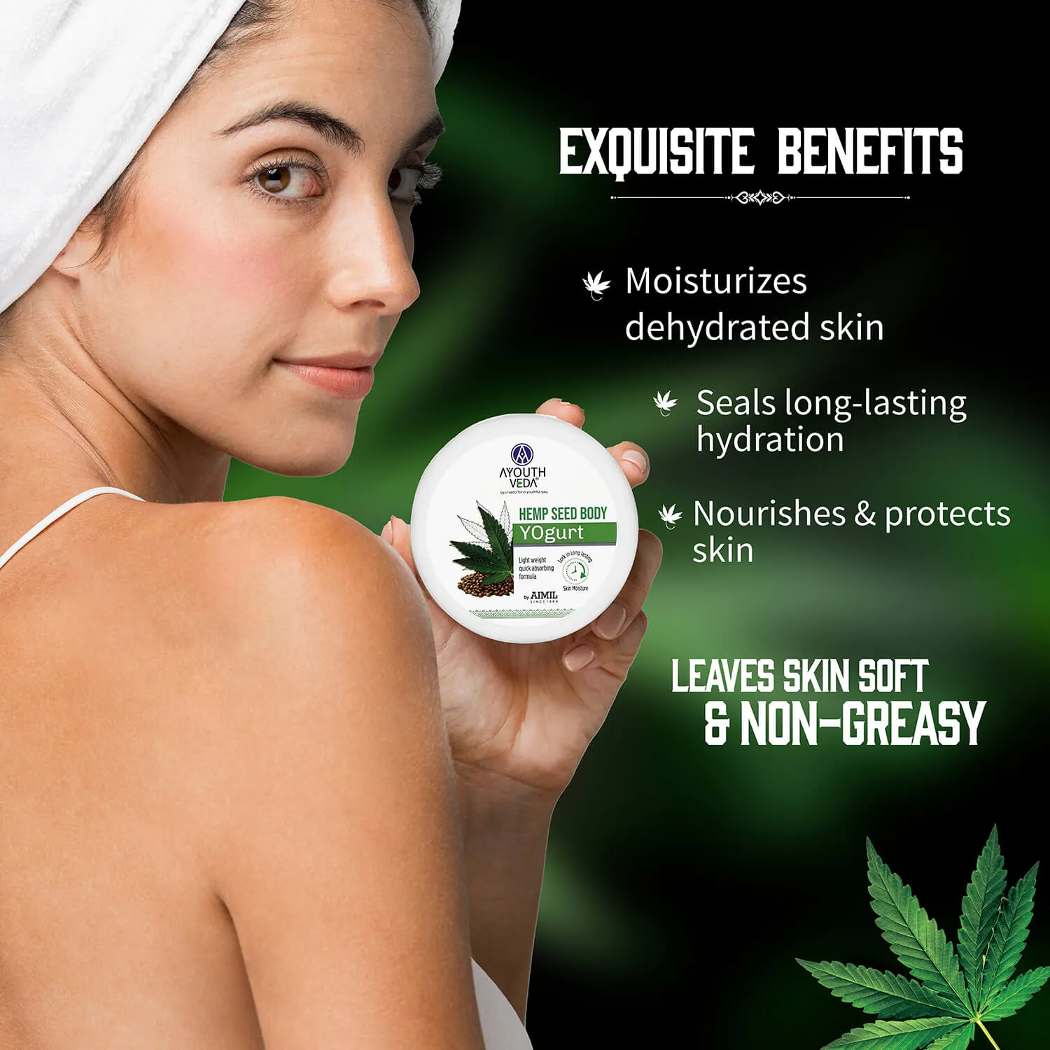 Hemp Seed Body Yogurt for All Skin Types - Net Qty- 200g