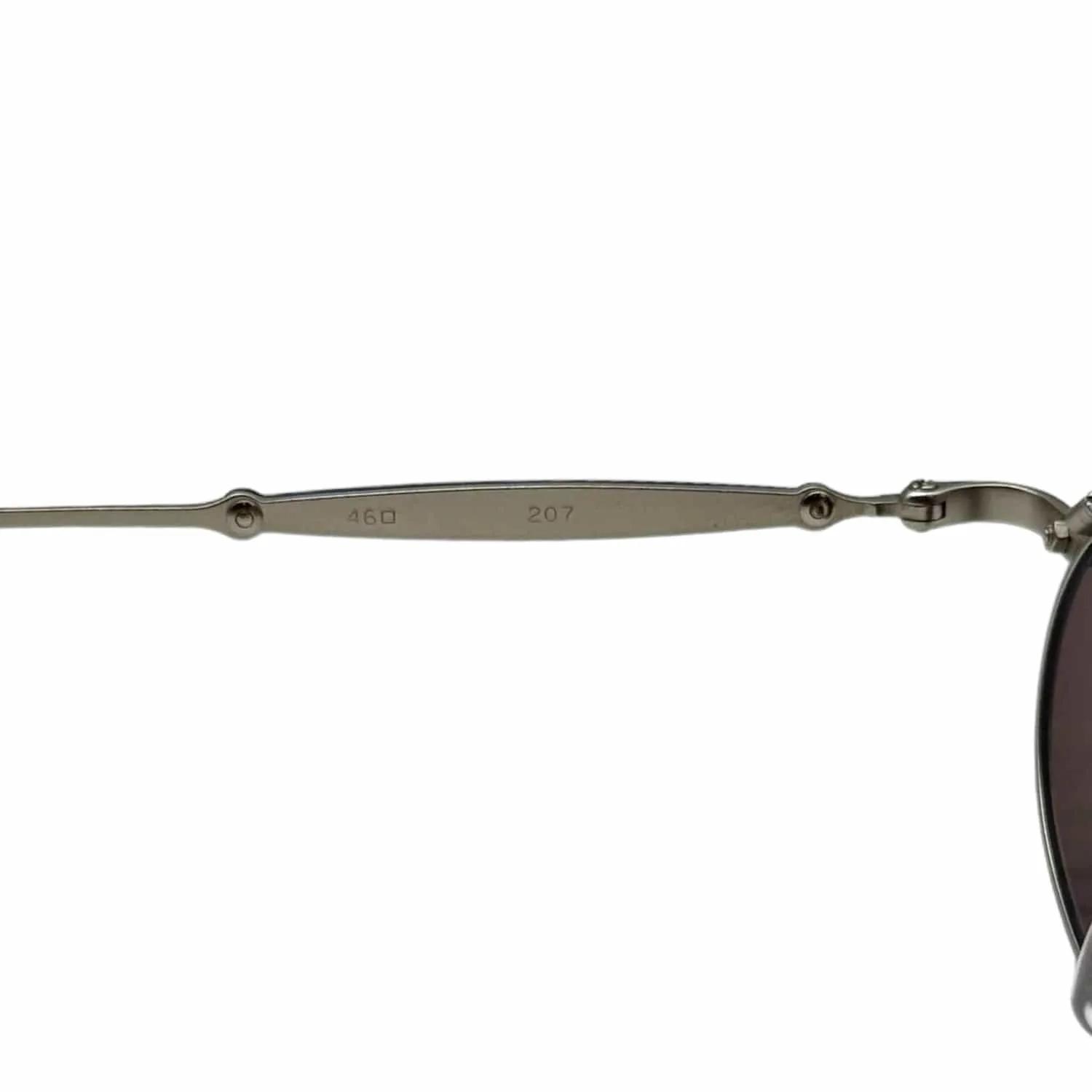 HIÉRO Metal Sunglasses with Geometric Cutouts - Blue