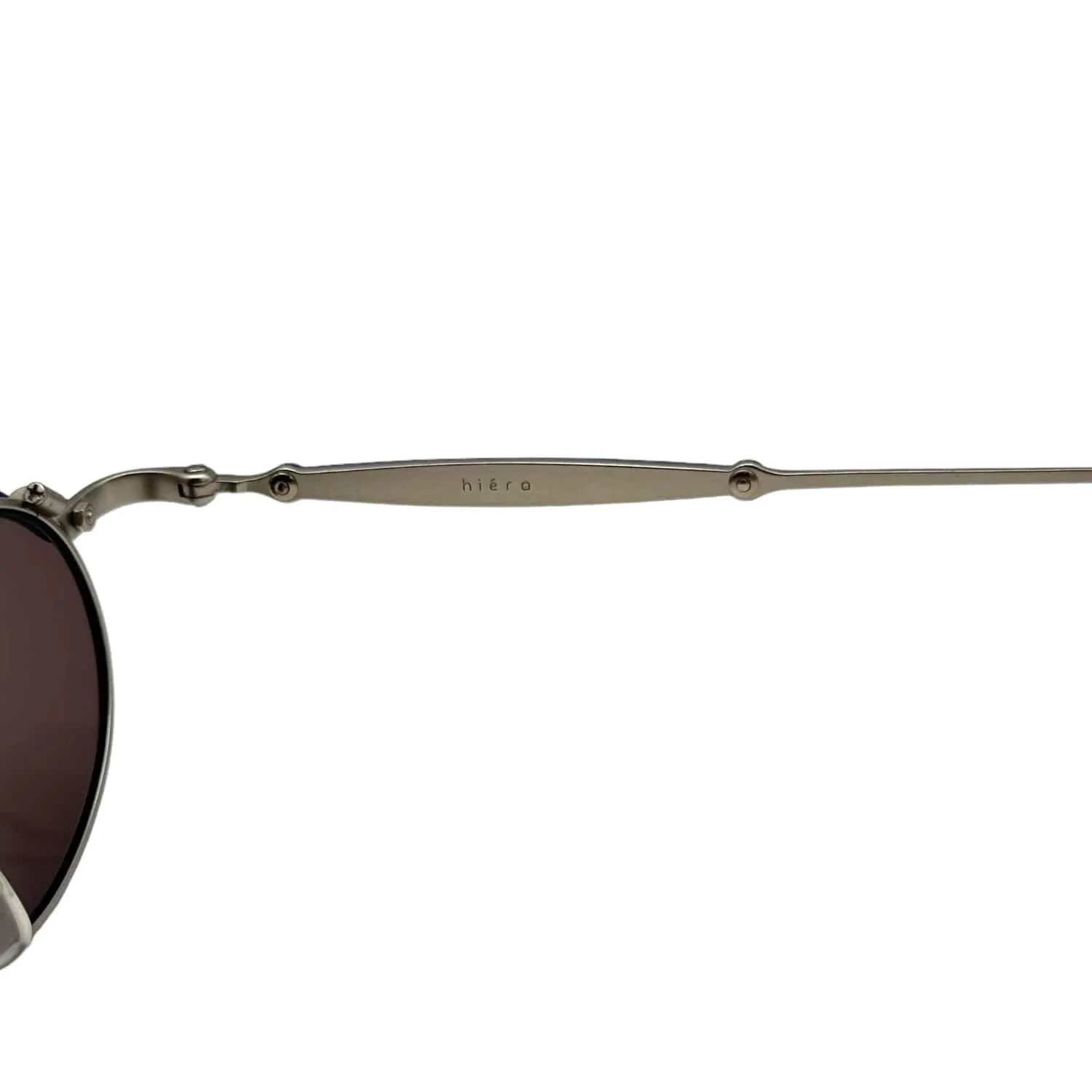 HIÉRO Metal Sunglasses with Geometric Cutouts - Blue