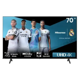 Hisense 70" A6N 4K UHD Smart TV with HDR & Dolby Vision 70A6N