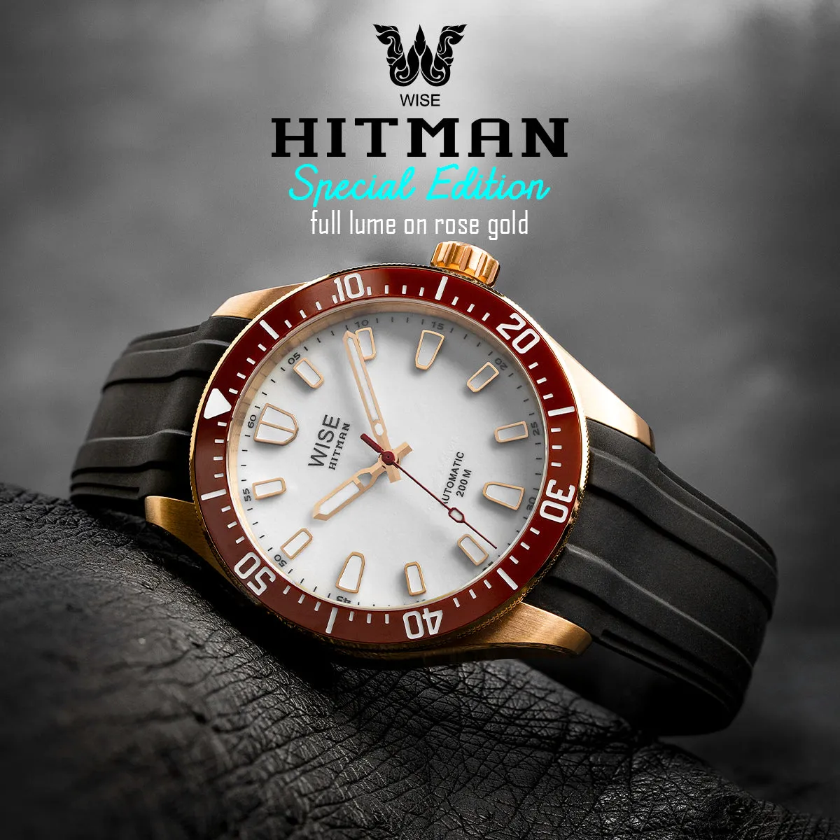 HITMAN HIT67 Full Lume Special Edition (Rose Gold)