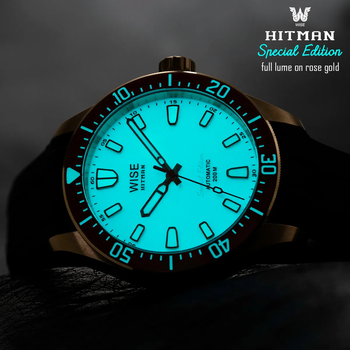 HITMAN HIT67 Full Lume Special Edition (Rose Gold)