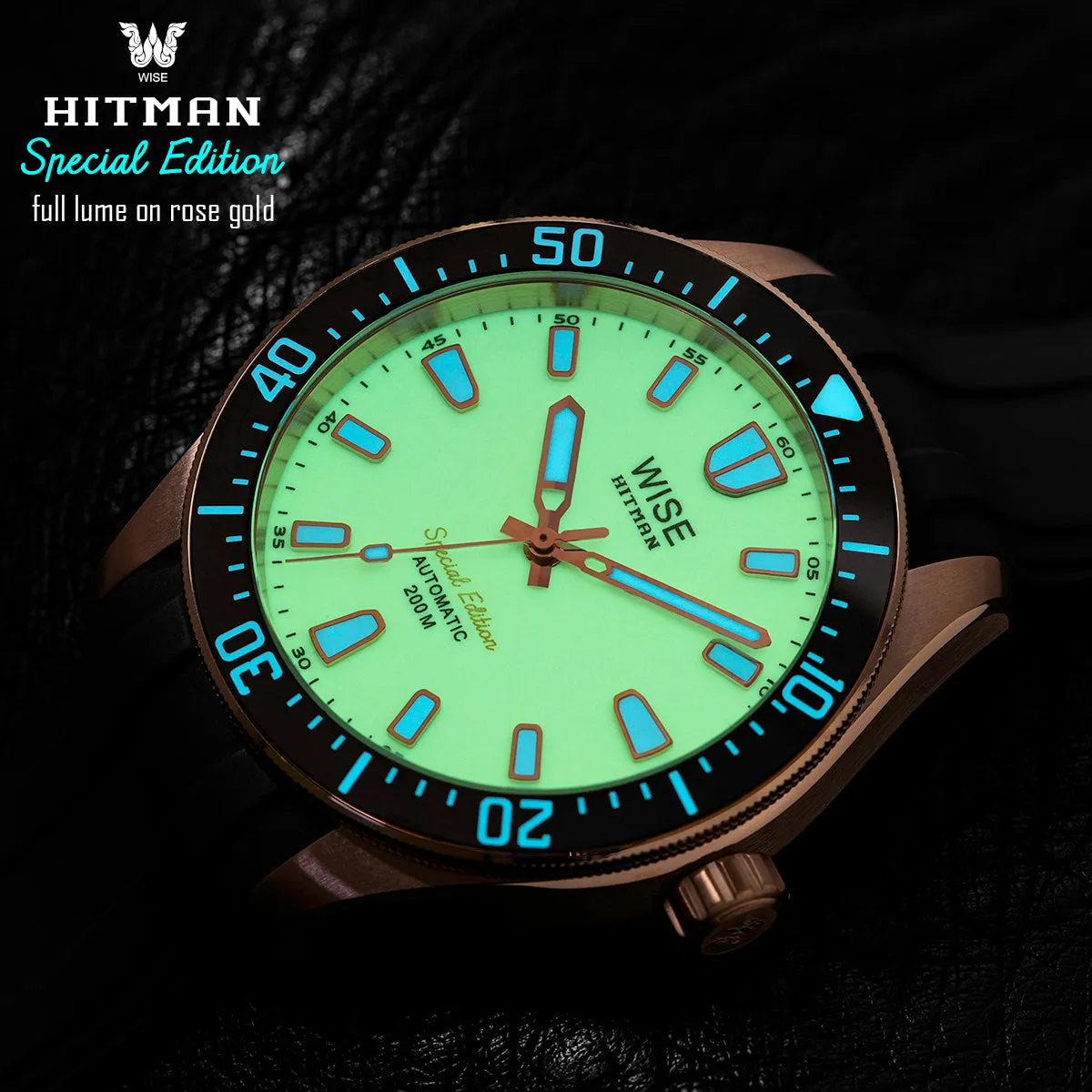 HITMAN HIT67 Full Lume Special Edition (Rose Gold)