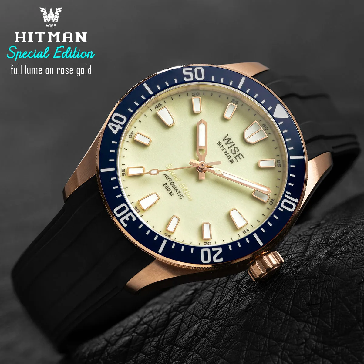 HITMAN HIT67 Full Lume Special Edition (Rose Gold)