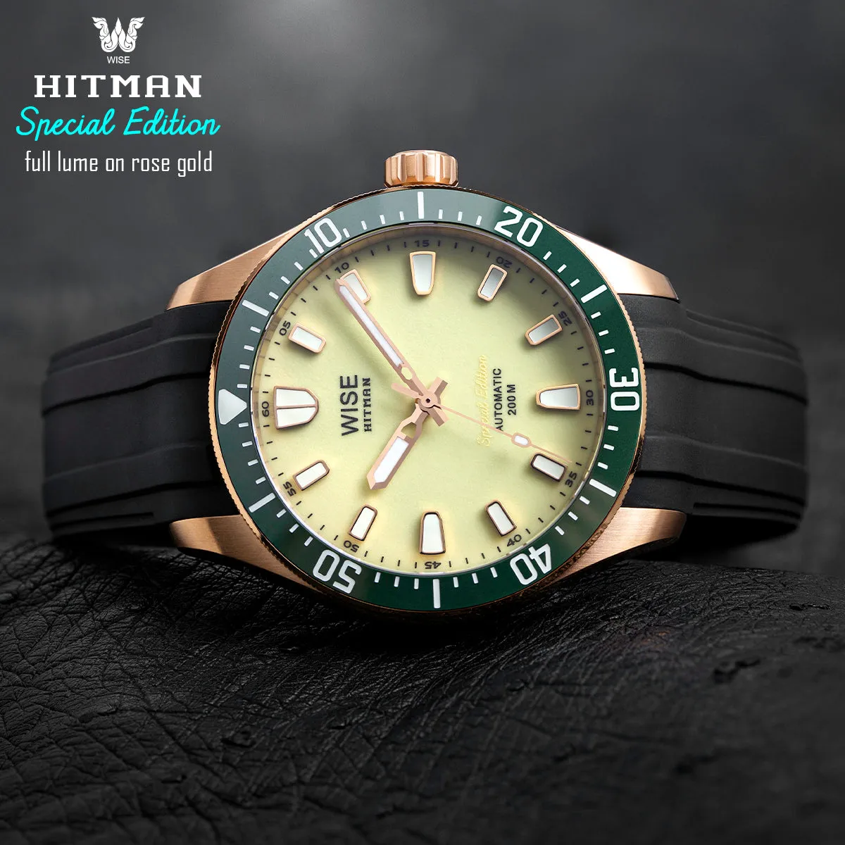 HITMAN HIT67 Full Lume Special Edition (Rose Gold)