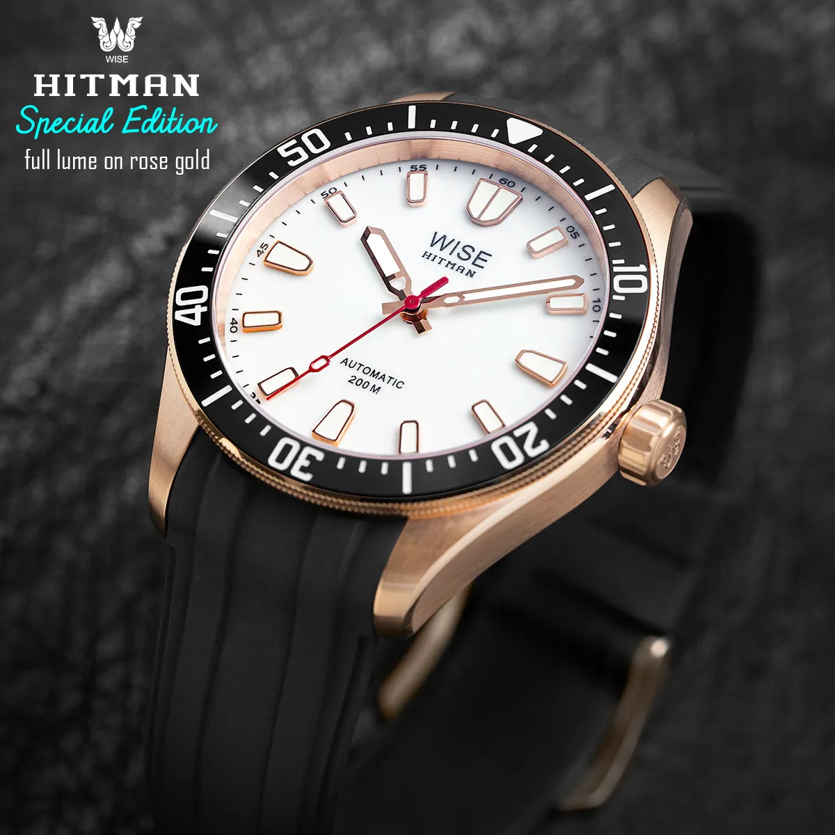 HITMAN HIT67 Full Lume Special Edition (Rose Gold)
