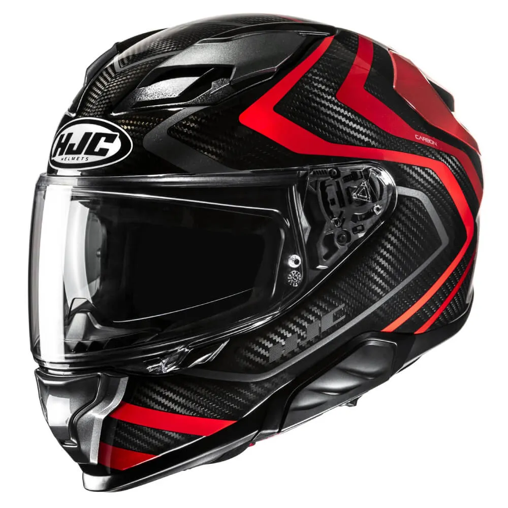 HJC F71 Carbon Helmet Nevio MC1 Red