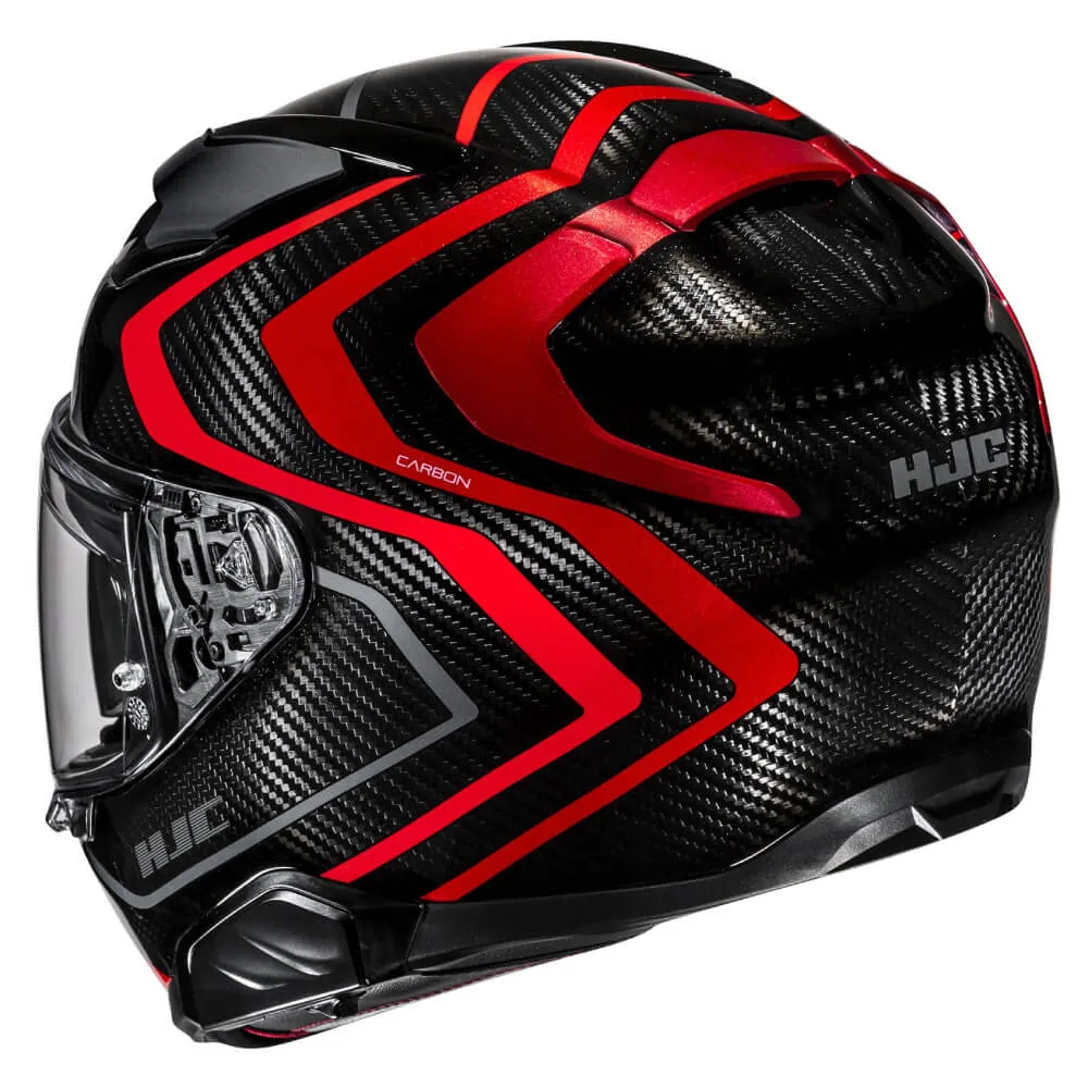 HJC F71 Carbon Helmet Nevio MC1 Red