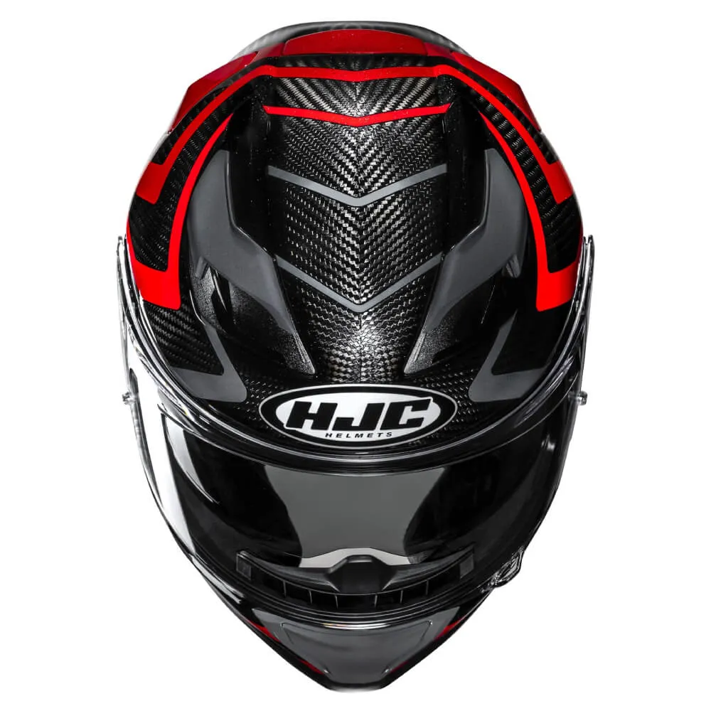 HJC F71 Carbon Helmet Nevio MC1 Red
