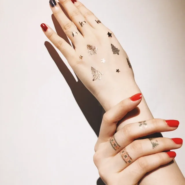 Ho-Ho-Ho Christmas Temporary Tattoo