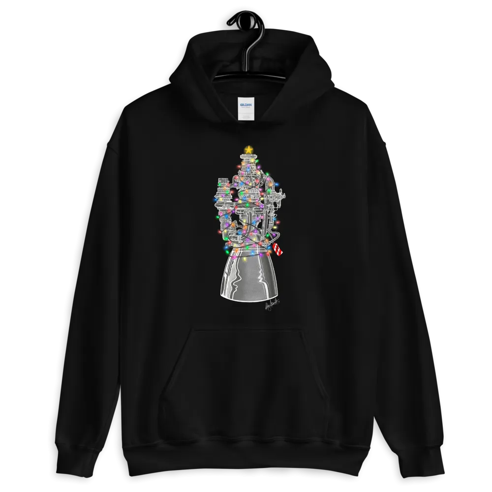 Holiday Raptor Engine Hoodie (Unisex Adult)