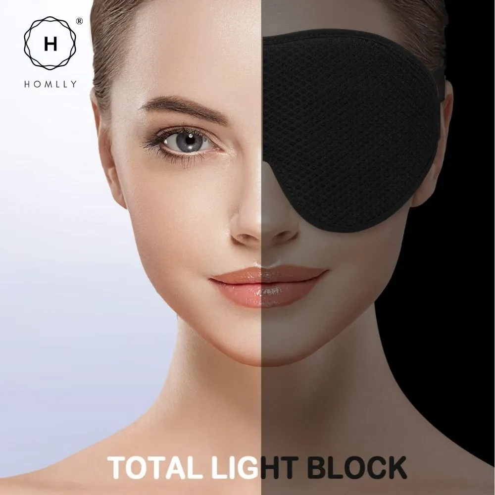 Homlly 99% Blackout 3D Contoured Sleeping Eye Mask Blindfold Shade Cover
