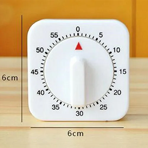 Homlly Kitchen Mechanical Count Down Timer (No Battery Needed)