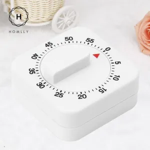 Homlly Kitchen Mechanical Count Down Timer (No Battery Needed)