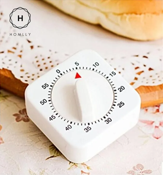 Homlly Kitchen Mechanical Count Down Timer (No Battery Needed)