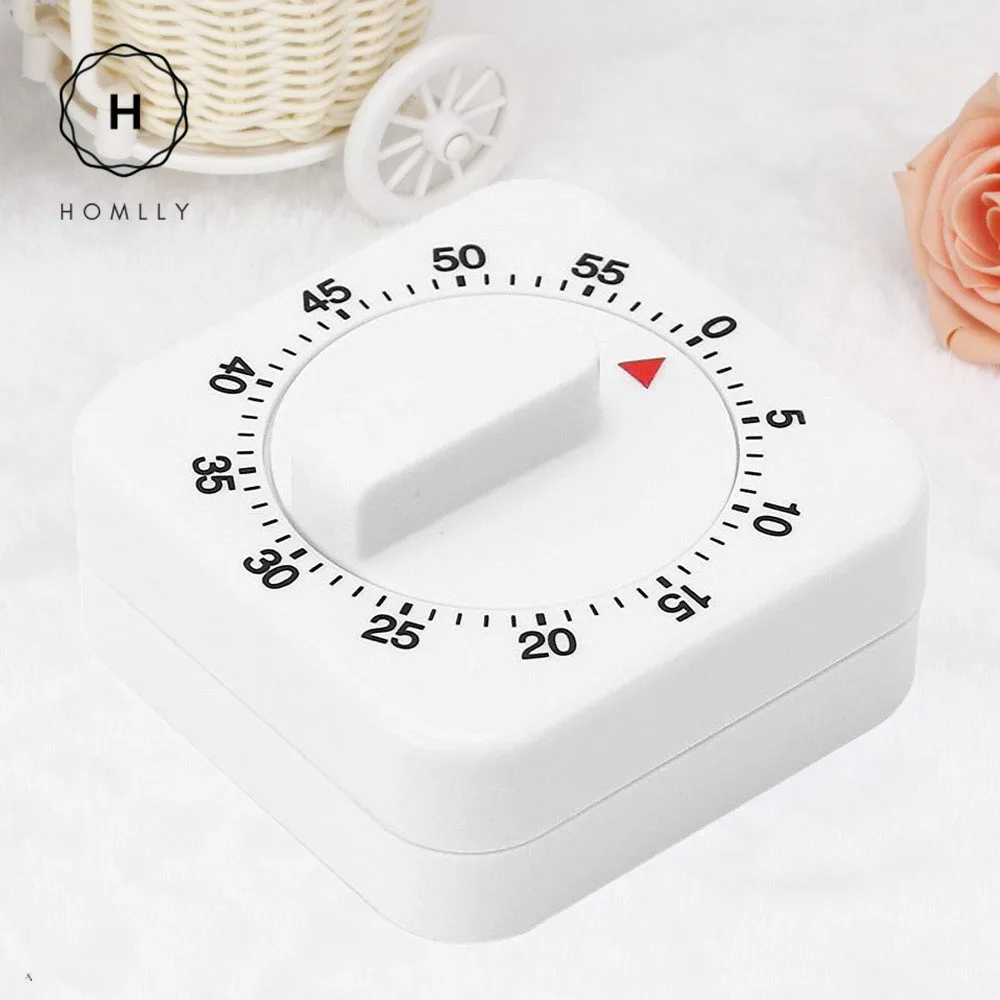 Homlly Kitchen Mechanical Count Down Timer (No Battery Needed)