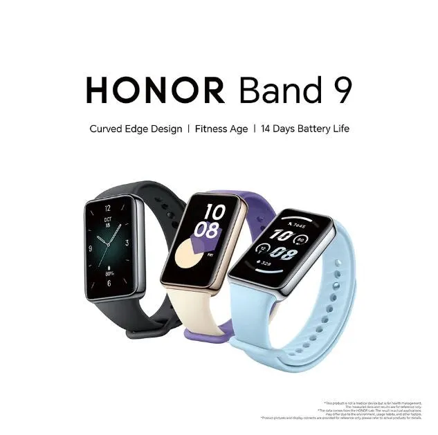 HONOR Band 9 Band 1.57'' Large Screen Curved Edge Design
