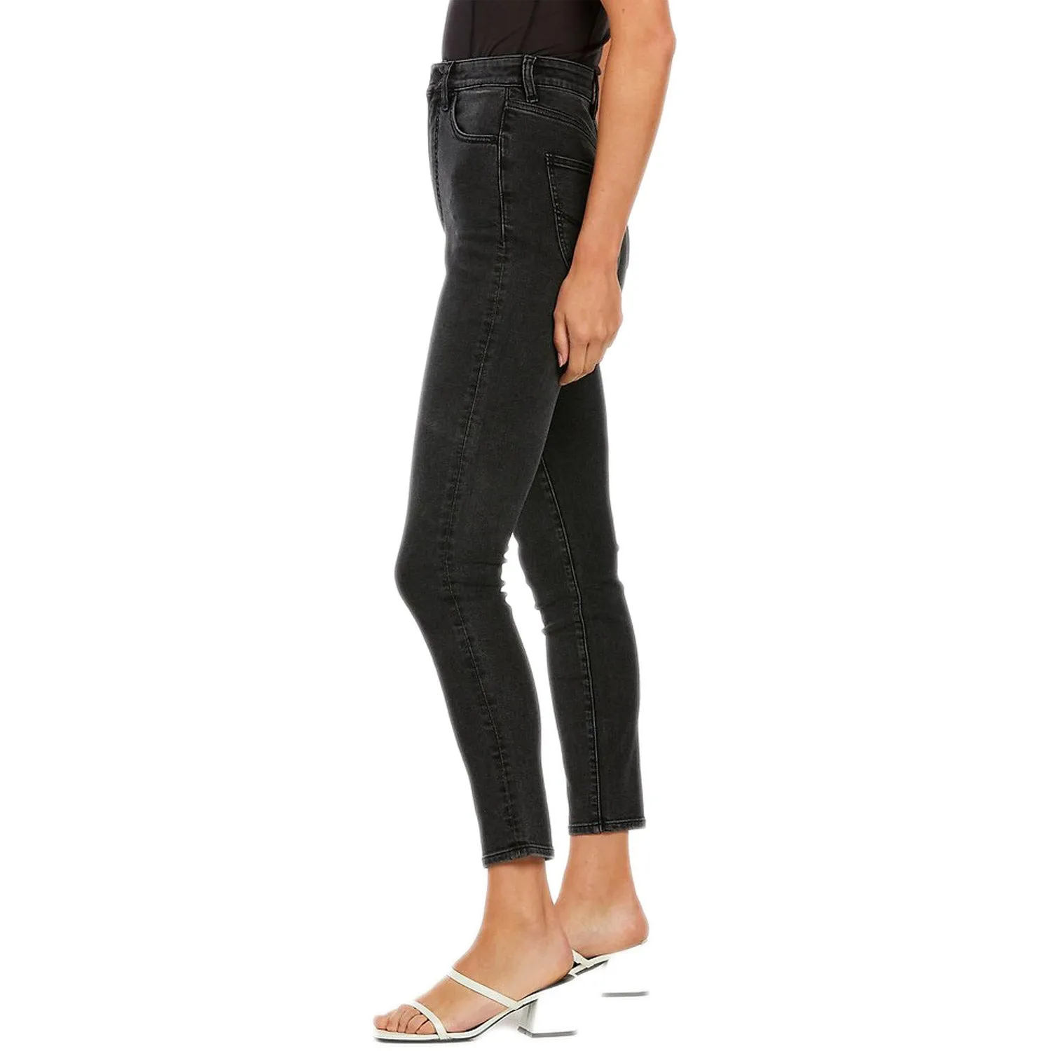 Hourglass High Licks Crop Regal Black Denim Pant