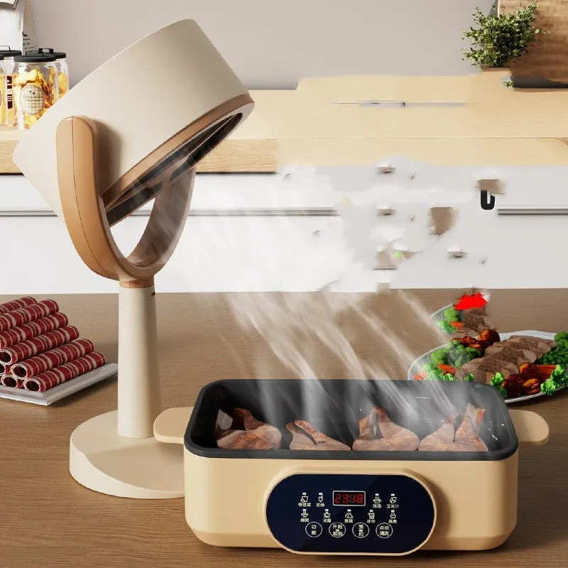 Household Small Desktop Mini Portable Range Hood