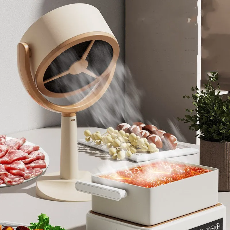 Household Small Desktop Mini Portable Range Hood