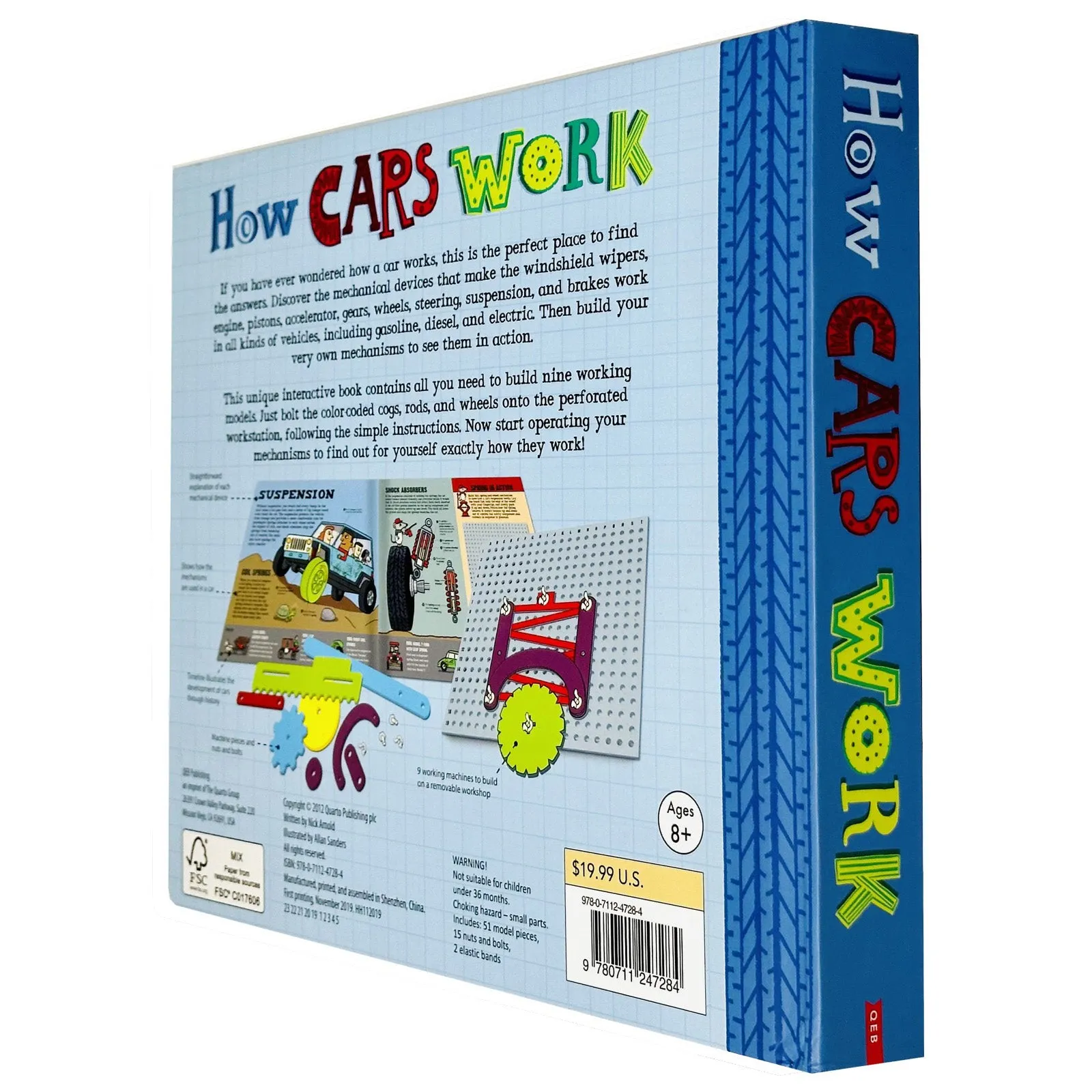 How Cars Work: Learn To Build Mechanisms With This Interactive Guide To Cars Hardcover