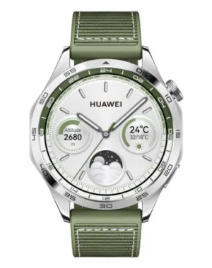 HUAWEI Watch GT 4 Smartwatch - 46mm, Up to 2 Weeks Battery Life, Fitness Tracker Compatible with Android & iOS, Health Monitoring, Sleep Tracking, GPS