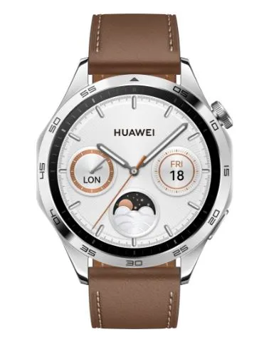 HUAWEI Watch GT 4 Smartwatch - 46mm, Up to 2 Weeks Battery Life, Fitness Tracker Compatible with Android & iOS, Health Monitoring, Sleep Tracking, GPS
