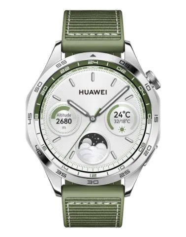 HUAWEI Watch GT 4 Smartwatch - 46mm, Up to 2 Weeks Battery Life, Fitness Tracker Compatible with Android & iOS, Health Monitoring, Sleep Tracking, GPS