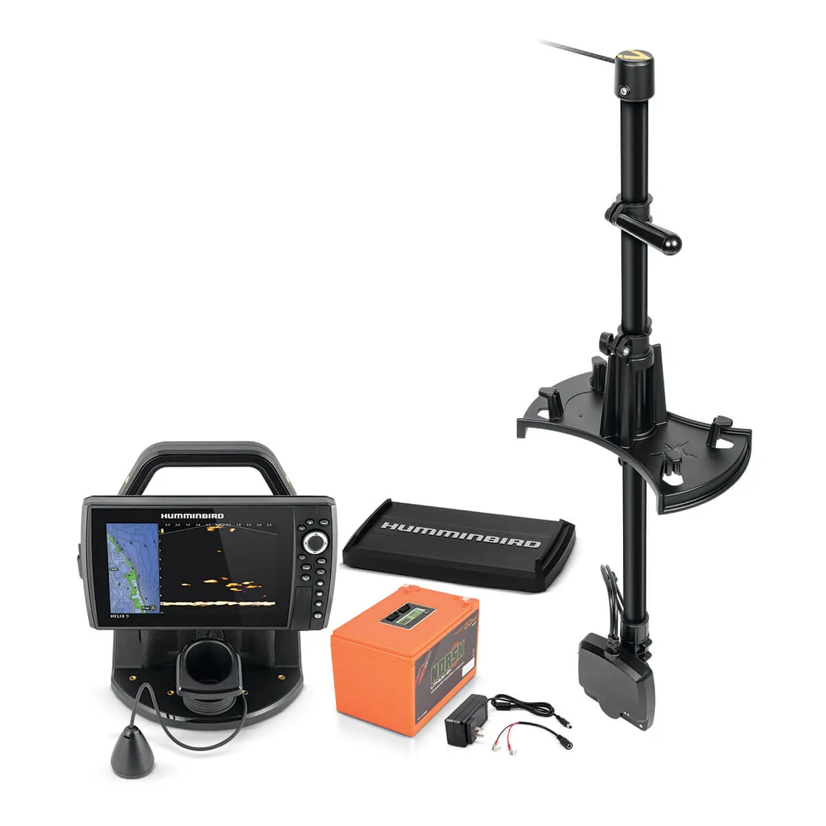 Humminbird Helix9 Chirp G4n Ice Mega Si  Gps Mega Live Bundle