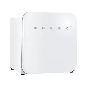 Husky 46L White countertop Retro Fridge BC-46W