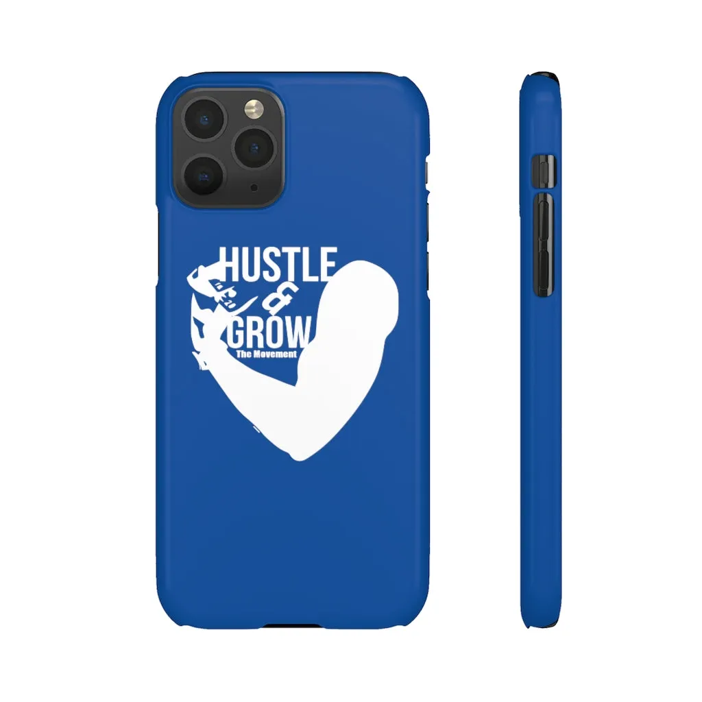 Hustle & Grow Snap Case (IPhone/Samsung Galaxy) (Blue)