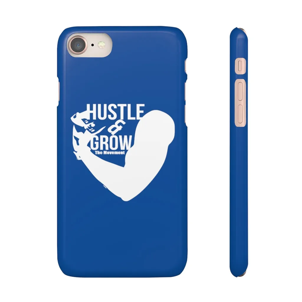 Hustle & Grow Snap Case (IPhone/Samsung Galaxy) (Blue)