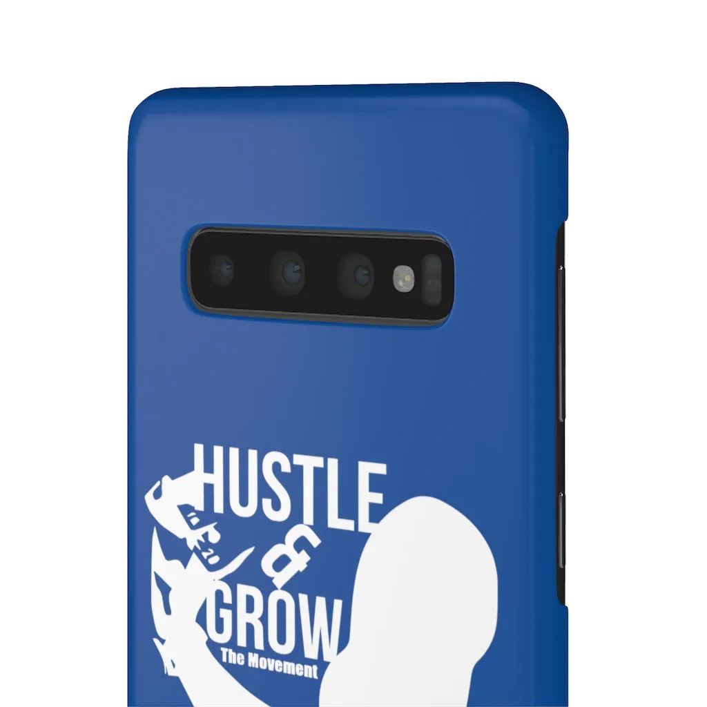 Hustle & Grow Snap Case (IPhone/Samsung Galaxy) (Blue)