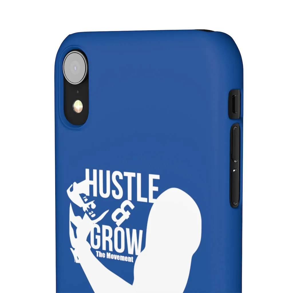 Hustle & Grow Snap Case (IPhone/Samsung Galaxy) (Blue)