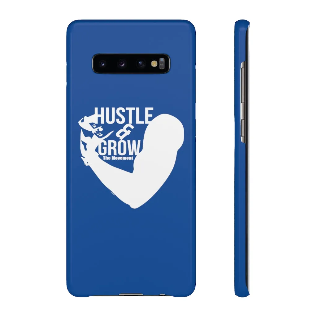 Hustle & Grow Snap Case (IPhone/Samsung Galaxy) (Blue)
