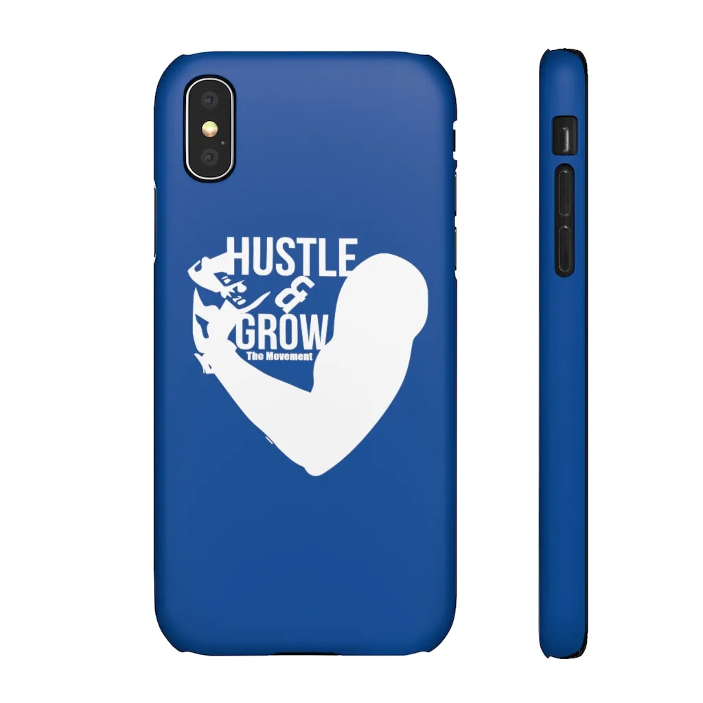 Hustle & Grow Snap Case (IPhone/Samsung Galaxy) (Blue)
