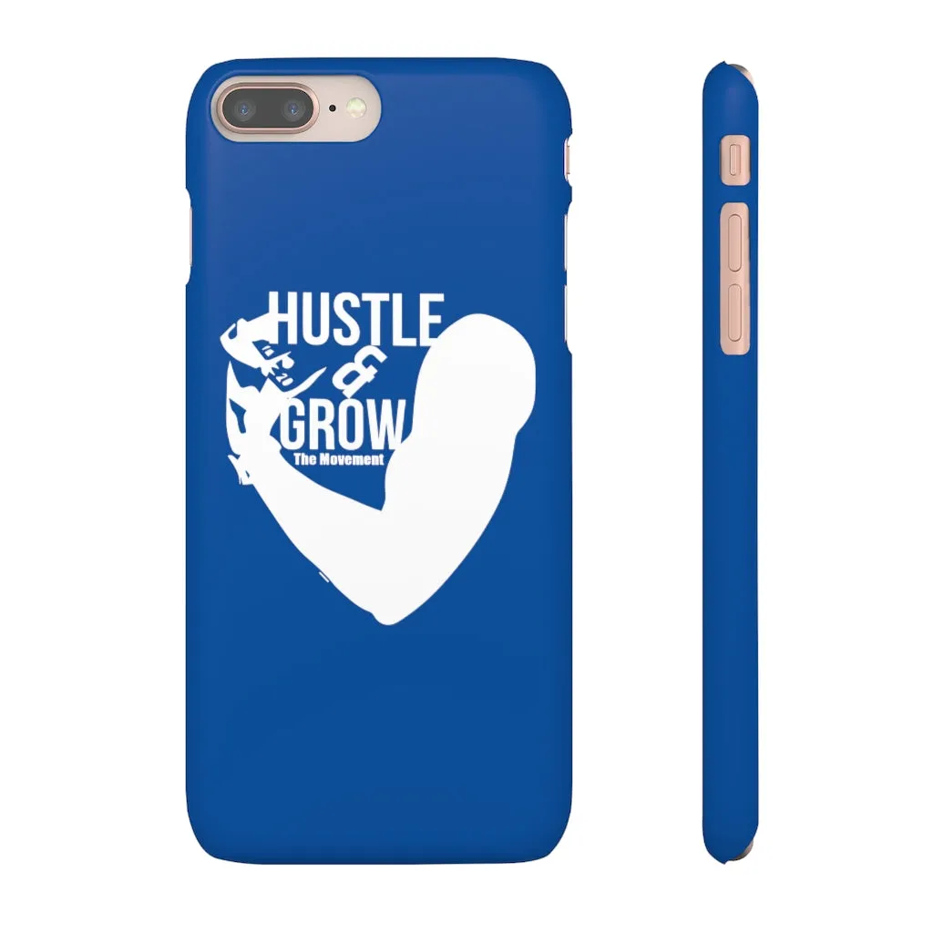 Hustle & Grow Snap Case (IPhone/Samsung Galaxy) (Blue)